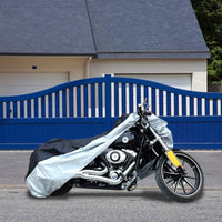 Motorcycle Cover Motorbike Cover Outdoor Protection with Lock-Holes