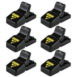 6Pcs Reusable Plastic Mouse Traps Mice Rat Snare Catcher