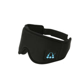 Bluetooth 3D Sleep Eye Mask Headphones Wireless Sleeping Eye Mask Soft 3D Eye Mask Music Player for Sleeping Black