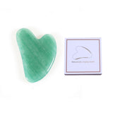 Nature Jade Gua Sha Board Facial Body Massage Scraper Natural Beauty Tool Green