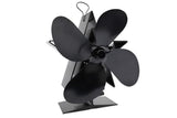 4-Blade Heat Powered Stove Fan