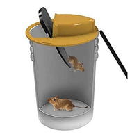 Slide Bucket Lid Mouse Trap with Ladder Auto Resetting Mouse Trap Reusable Mouse Rat Trap DIY Rodent Killer