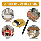 Slide Bucket Lid Mouse Trap with Ladder Auto Resetting Mouse Trap Reusable Mouse Rat Trap DIY Rodent Killer