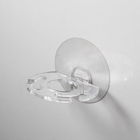 4pcs Toothbrush Holder Shaver Storage Rack Strong Suction Bathroom Organizer