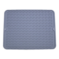 1pc Silicone Dish Drying Mat Heat Resistant Placemat Drain Pad