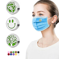 1pc Essential Oil Diffuser Clips for Face Masks Stainless Steel Magnetic Buckle Face Mask Clip