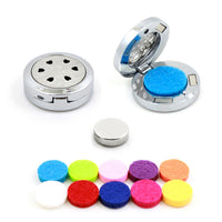 1pc Essential Oil Diffuser Clips for Face Masks Stainless Steel Magnetic Buckle Face Mask Clip