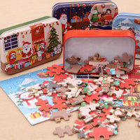 60 Piece Christmas Puzzle for Kids DIY Assembly Puzzle Educational Toy