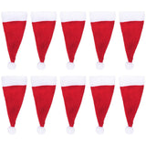 Mini Christmas Santa Hats Cutlery Holders Fork Knife Holders