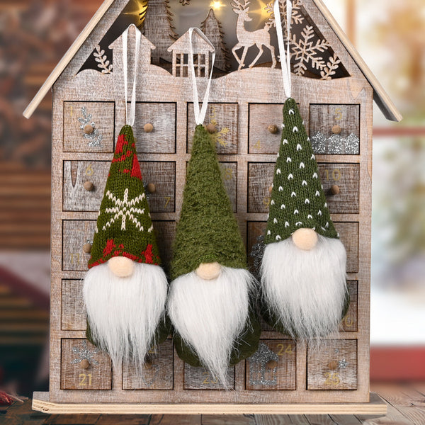 Faceless Gnome Christmas Ornaments Xmas Tree Hanging Decorative Home Deocr