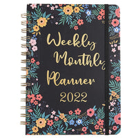 2022 Planner Weekly and Monthly with Tabs A5 Coil Notebook