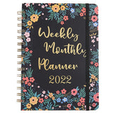 2022 Planner Weekly and Monthly with Tabs A5 Coil Notebook