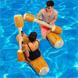 4Pcs Inflatable Battle Logs Toys Floating Pool Toy