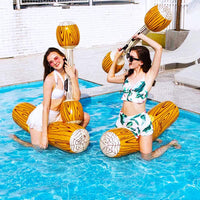 4Pcs Inflatable Battle Logs Toys Floating Pool Toy