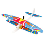 Rechargeable Foam Airplane Kit Hand Launch Throwing Plane Model Outdoor Toy