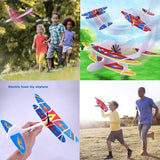 Rechargeable Foam Airplane Kit Hand Launch Throwing Plane Model Outdoor Toy