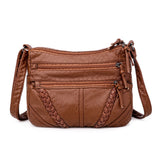 Women Leather Cross body Purse Shoulder Bag
