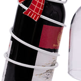 Christmas Wine Bottle and Glass Holder Stand