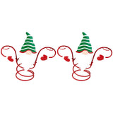 Christmas Wine Bottle and Glass Holder Stand
