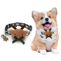 Adjustable Christmas Pet Collar Safety Buckle Cat Puppy Party Decor