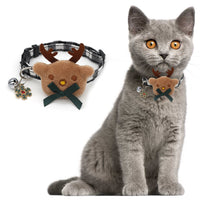 Adjustable Christmas Pet Collar Safety Buckle Cat Puppy Party Decor