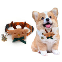 Adjustable Christmas Pet Collar Safety Buckle Cat Puppy Party Decor
