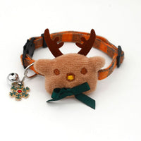 Adjustable Christmas Pet Collar Safety Buckle Cat Puppy Party Decor