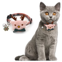 Adjustable Christmas Pet Collar Safety Buckle Cat Puppy Party Decor
