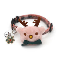 Adjustable Christmas Pet Collar Safety Buckle Cat Puppy Party Decor