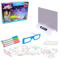 3D Fluorescent Drawing Board Kit Light Up Tracing Pad - Ocean