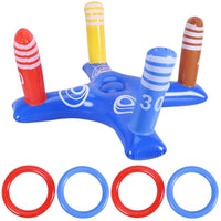 Inflatable Floating Cross Ring Toss Game Throwing Toy