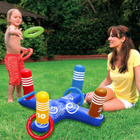 Inflatable Floating Cross Ring Toss Game Throwing Toy