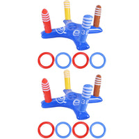 Inflatable Floating Cross Ring Toss Game Throwing Toy