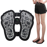 Folding Electric Foot Massager Mat Blood Circulation Leg Muscle Stimulator