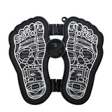 Folding Electric Foot Massager Mat Blood Circulation Leg Muscle Stimulator