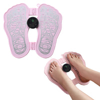Folding Electric Foot Massager Mat Blood Circulation Leg Muscle Stimulator