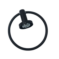 Stainless Steel Round Towel Ring Rack Bathroom Wall Mounted Holder
