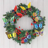 50Pcs Double-layer Simulation Butterfly Garden Stake Decor Outdoor Yard Lawn Ornaments