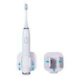 Toothbrush Holder Electric Wall Mounted Adhesive Tooth Brush Organizer White