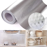 2 Rolls Kitchen Foil Oil Proof Self Adhesive Stove Sticker Wallpaper