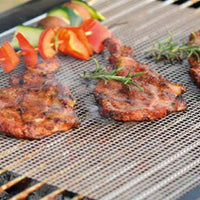 3 or 6Pcs BBQ Grill Mesh Mat Reusable Sheet Resistant Non-Stick Barbecue Bake Tools Hot