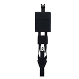 Black Travel Luggage Suitcase Strap with Pouch