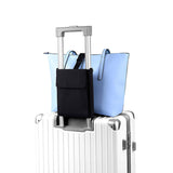 Black Travel Luggage Suitcase Strap with Pouch