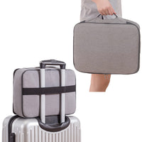 1 or 2Pcs Document Storage Bag Certification Organiser Travel Handbag with Lock