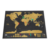 Large Travel Scratch Off Visited Countries Map
