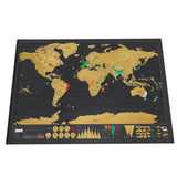 Large Travel Scratch Off Visited Countries Map