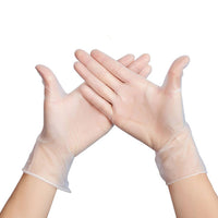Box of 50pcs Disposable Gloves Blue Nitrile Gloves White Transparent Gloves Housework High Elasticity Gloves Protective Gloves