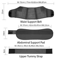 Black Pregnancy Support Belt Maternity Postpartum Band