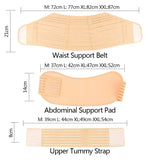 Nude Pregnancy Support Belt Maternity Postpartum Band