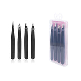 2 X 4 Pieces Makeup Eyebrow Tweezers Set